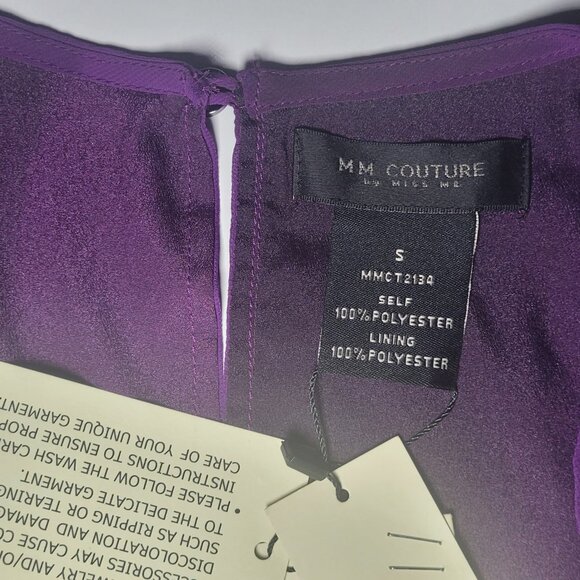 M M Couture Womens Beaded V - Neck Lined Tank Top New with Tags Size Small - Picture 3 of 15